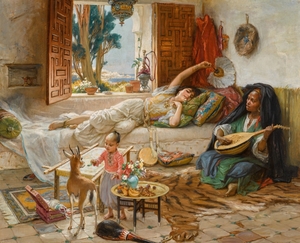 Frederick A Bridgman  Afternoon Rest Algiers